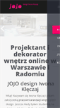 Mobile Screenshot of jojodesign.com.pl
