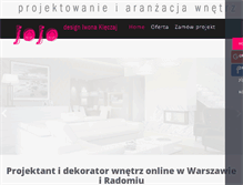 Tablet Screenshot of jojodesign.com.pl